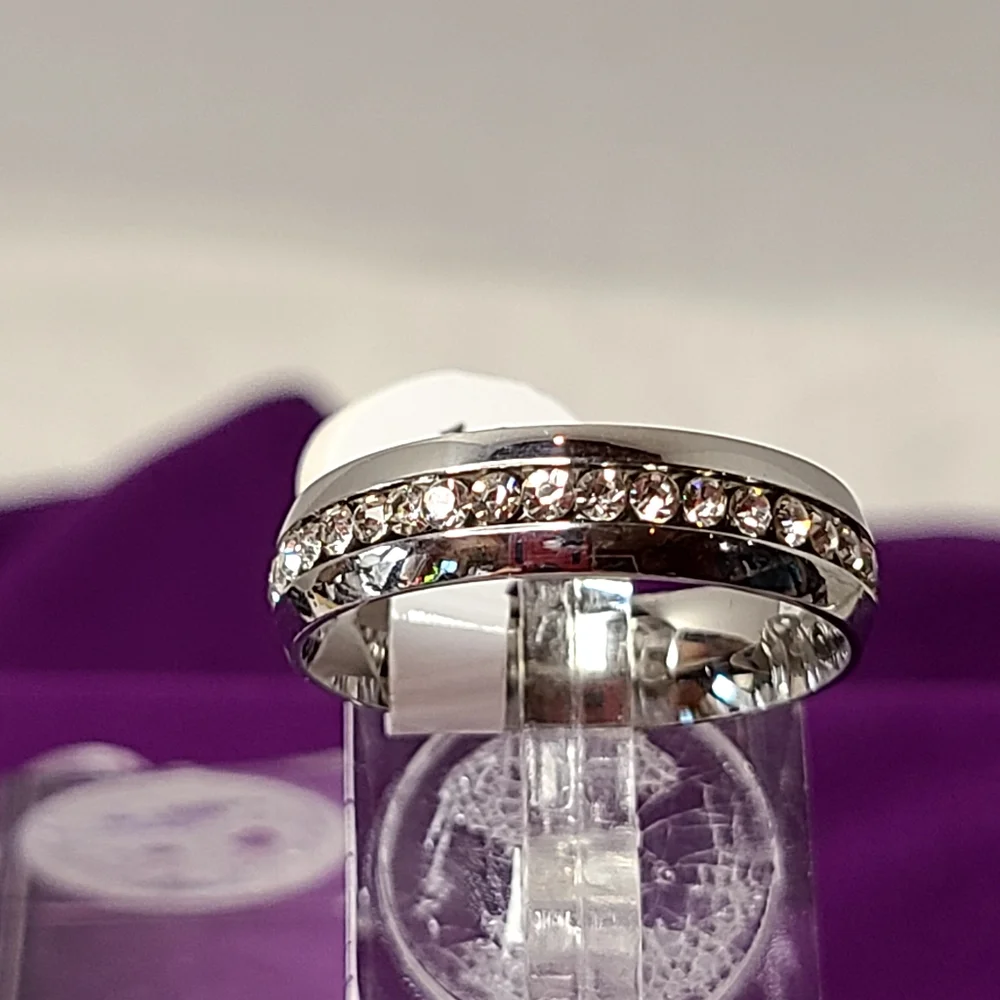 Mens Stainless Steel Band Ring